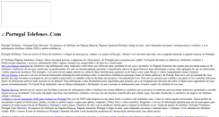 Desktop Screenshot of portugaltelefones.com