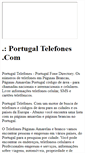 Mobile Screenshot of portugaltelefones.com